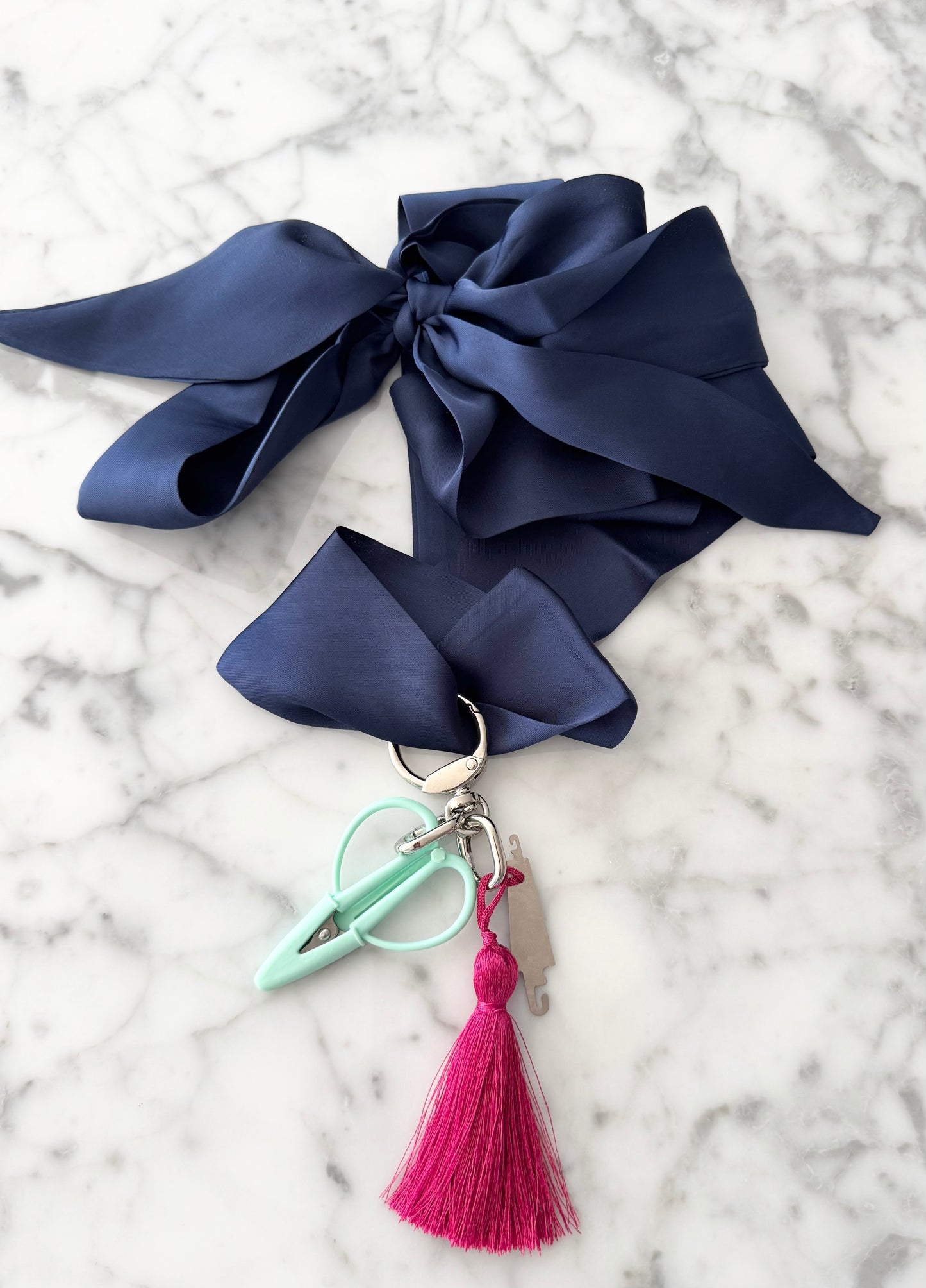 Silver Scarf and accessory hardware for Snips and Needle Threader