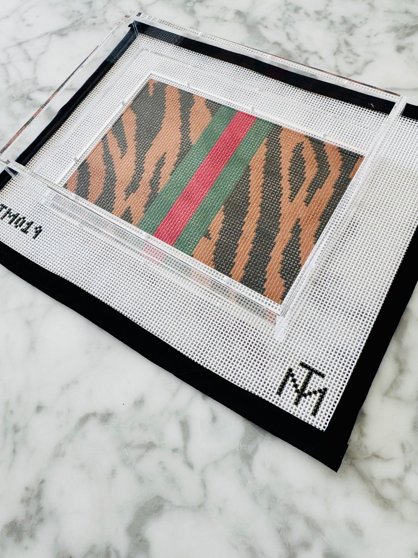 Tiger Print Designer Inspired Canvas