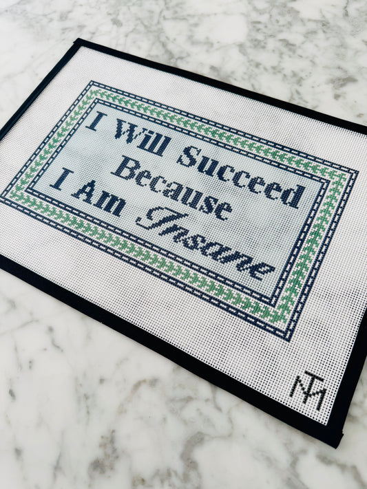 I Will Succeed Needlepoint Canvas
