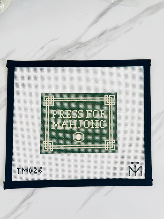Press For Mahjong Emerald Canvas