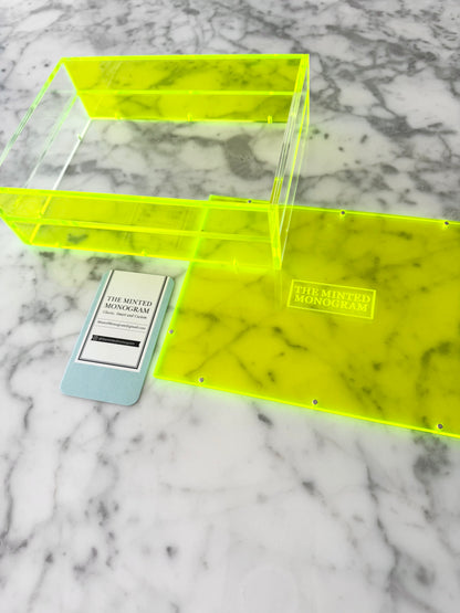 Neon Green Magnetic Acrylic Tray