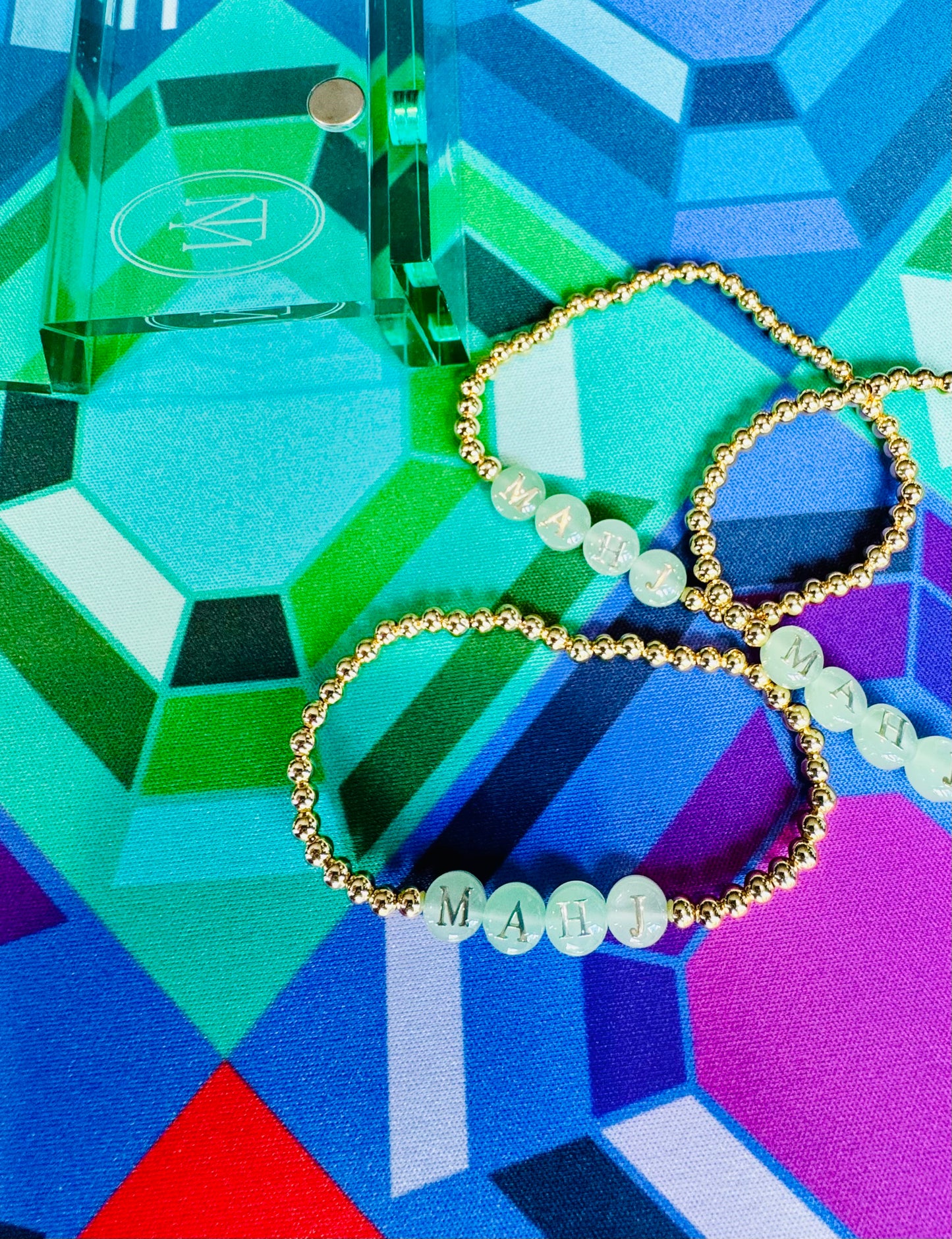 Semi Precious MAHJ Bracelets