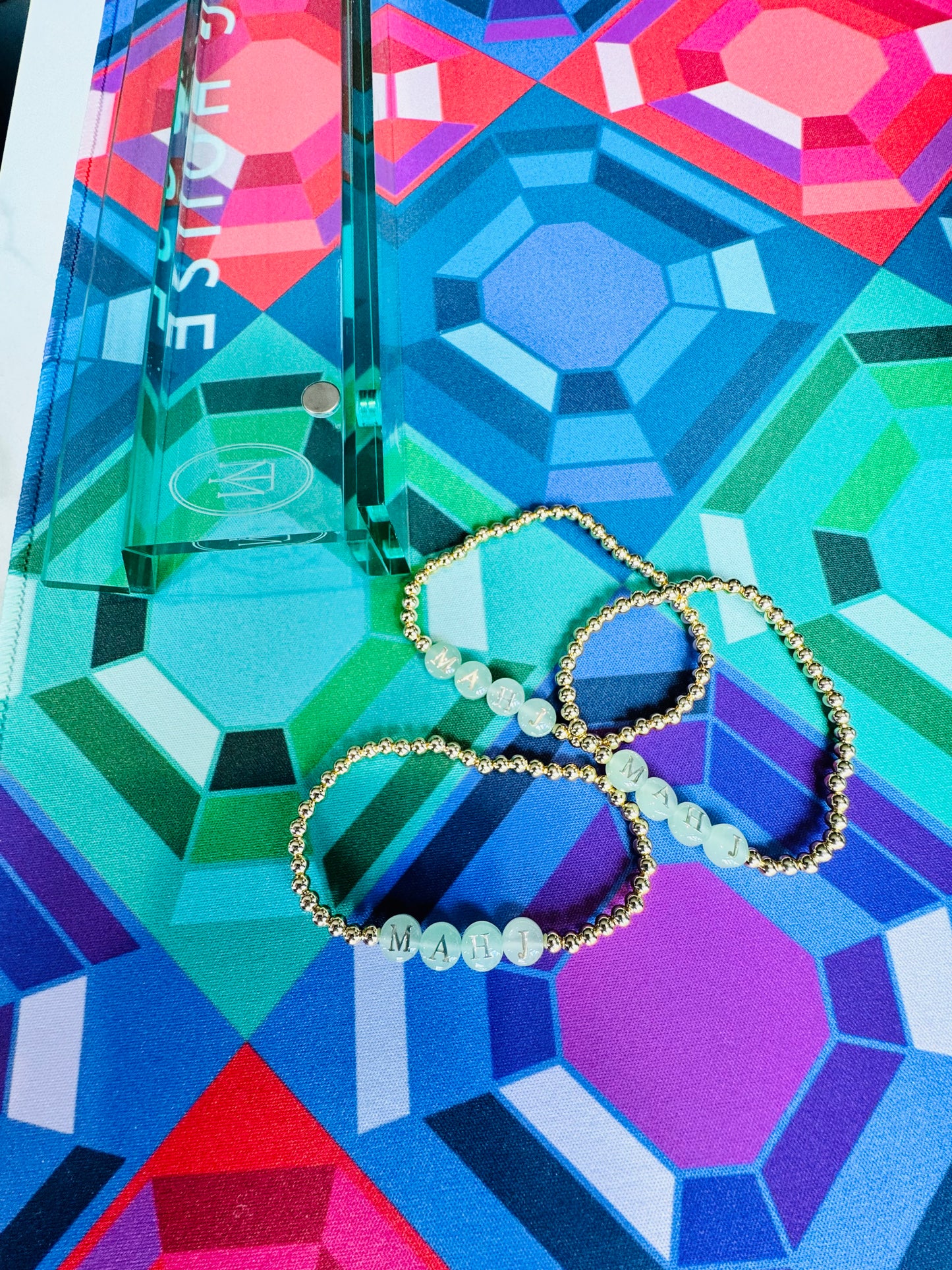 Semi Precious MAHJ Bracelets