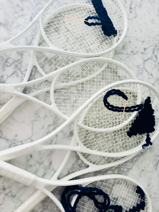 Custom all white tennis racquet (wholesale)