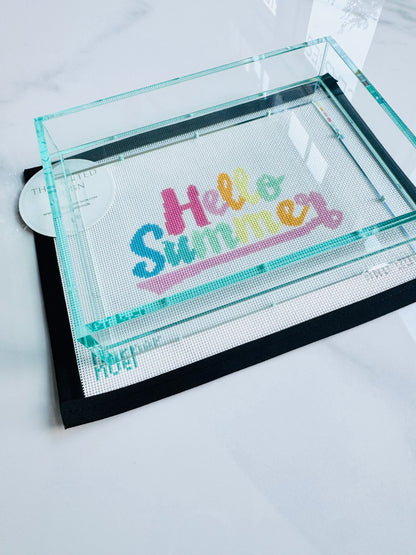 *New* Special Edition Sea Glass  5"x7"  Magnetic Acrylic Tray