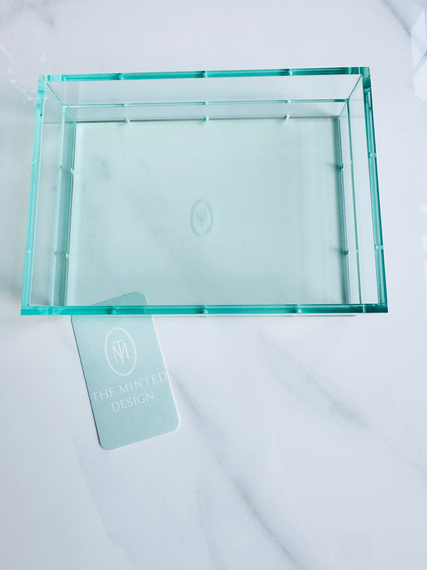 *New* Special Edition Sea Glass  5"x7"  Magnetic Acrylic Tray
