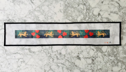 Exclusive Tigre de Tartán Plaid Tiger Bag Strap Needlepoint Canvas