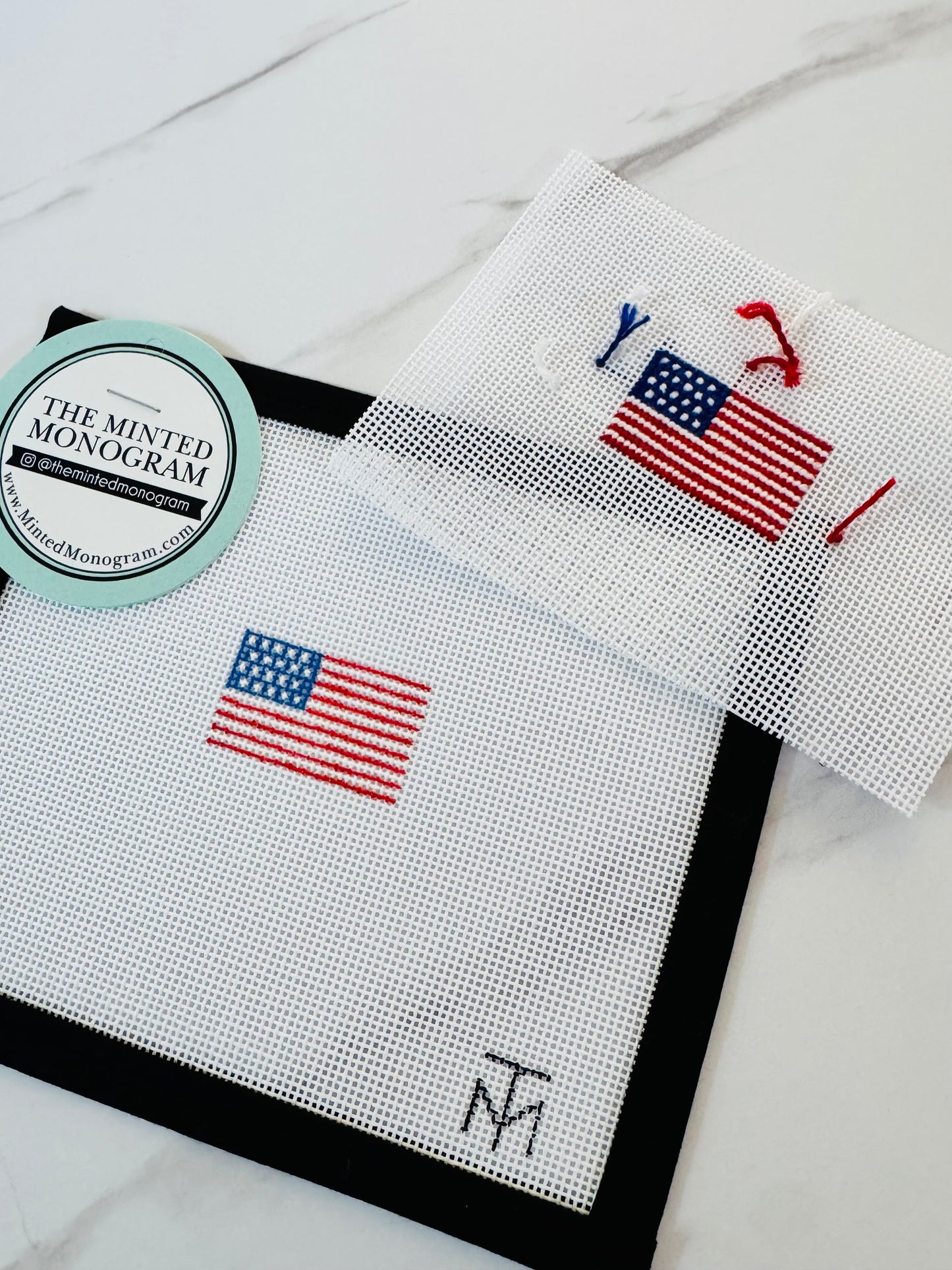 Mini American Flag Digital Needlepoint Chart