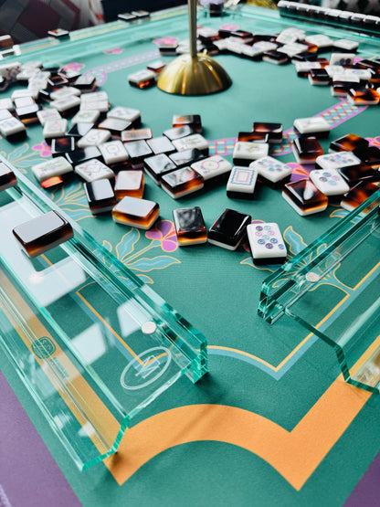 The Minted Design Mahjong Rack Set