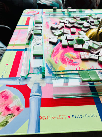The Minted Design Mahjong Rack Set