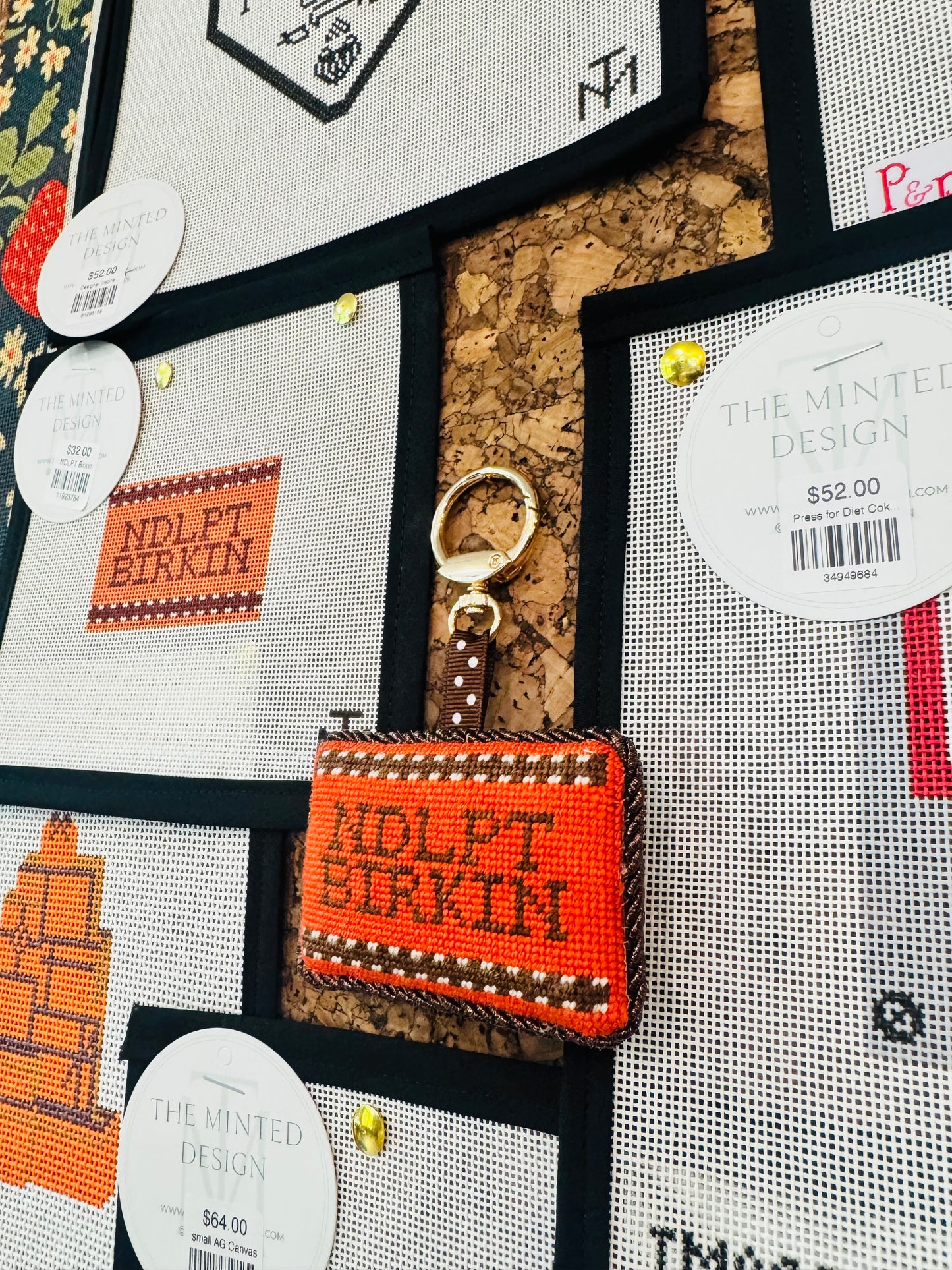 Bag tag NDLPT canvas