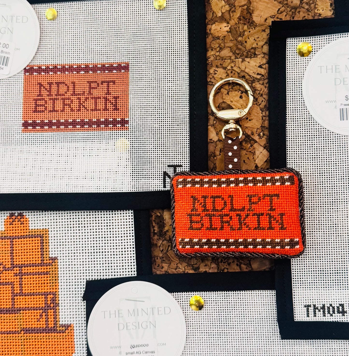 Bag tag NDLPT canvas