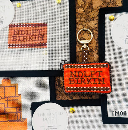 Bag tag NDLPT canvas